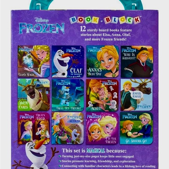 3 for $30 Disney - Frozen My First Library Board Book Block 12-Book Set - Picture 4 of 5